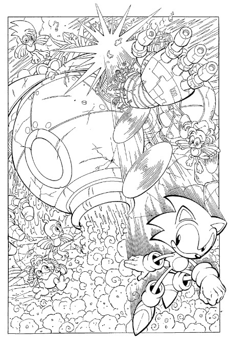 Kids-n-fun.com | 20 coloring pages of Sonic X